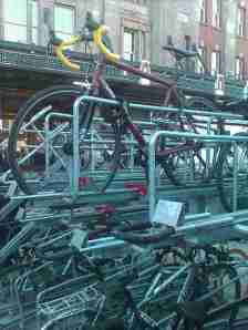 London Waterloo Station cycle parking