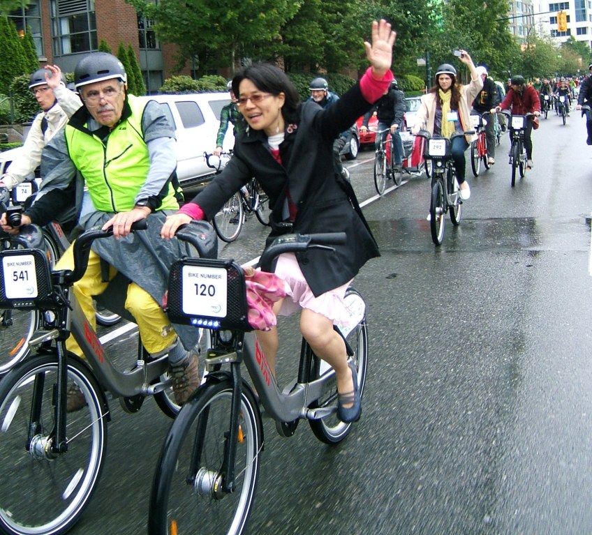 Vancouver bike parade