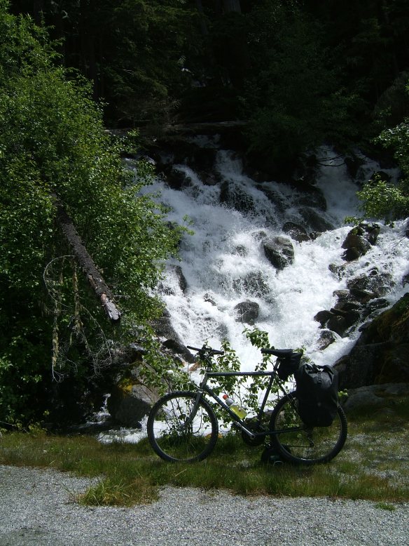 Kevin Mayne's bike in British Columbia