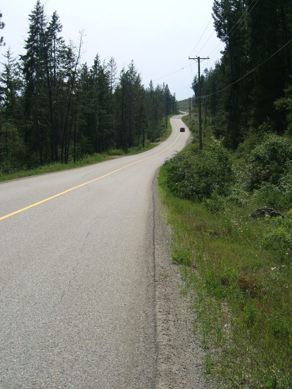 Okanagan West Side near Fintry
