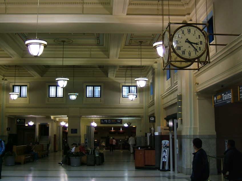 Vancouver Pacific Railway Station interior