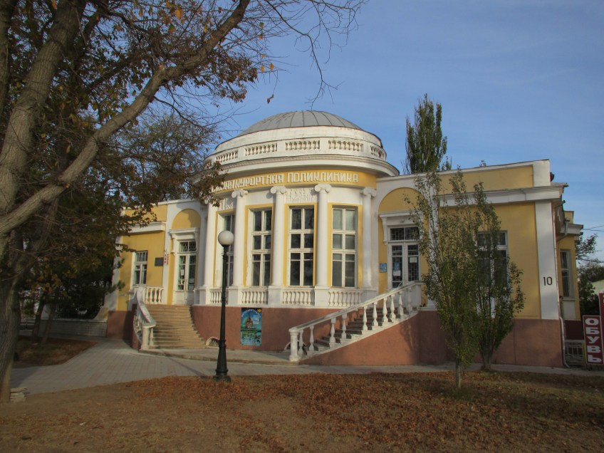 Beach front tourist building