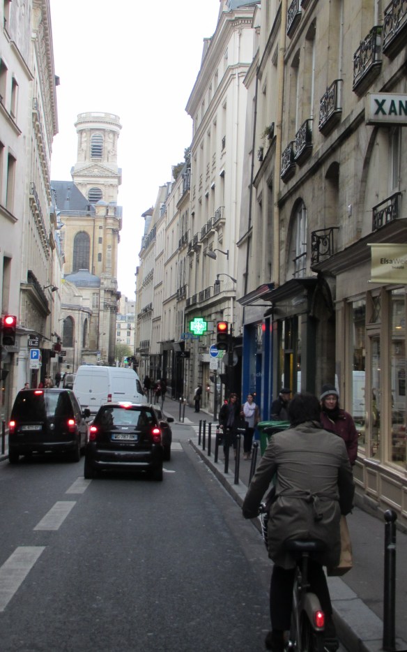 Street cycling Paris