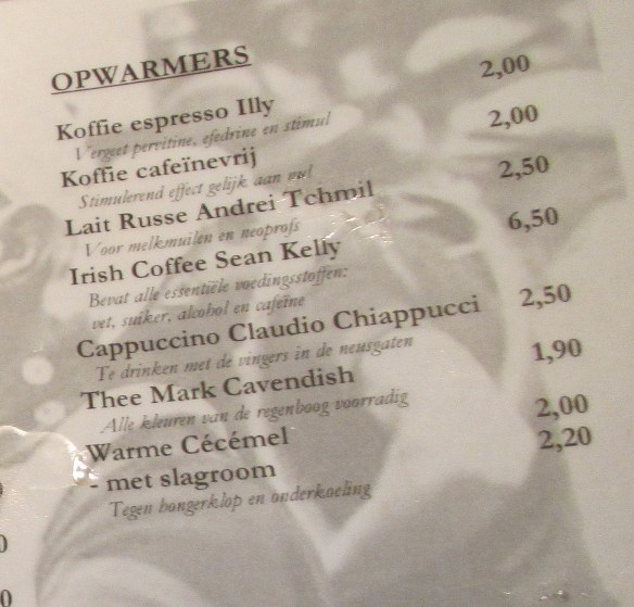 Brasserie des Flandriens drinks Menu