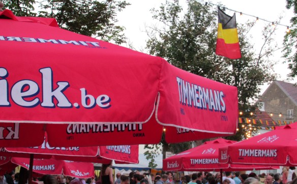Belgian national day umbrellas