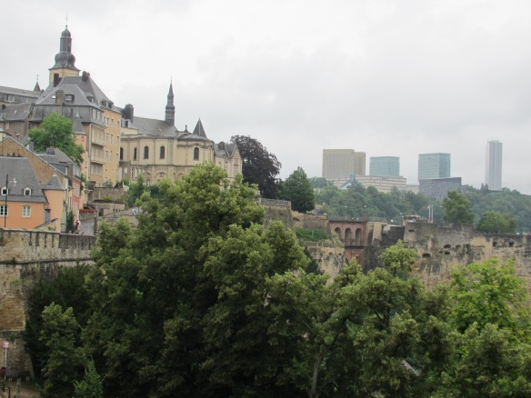 Luxembourg Old town and Kirchberg