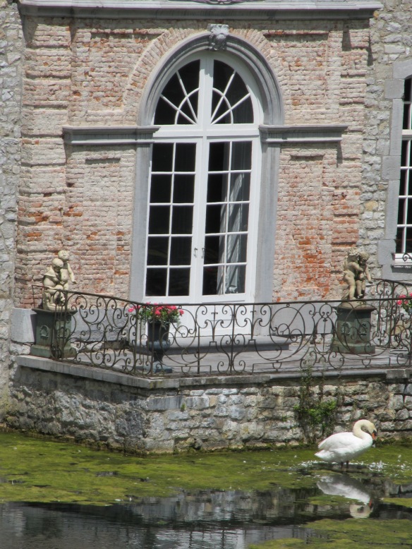 Jardins D'Annevoie and swan