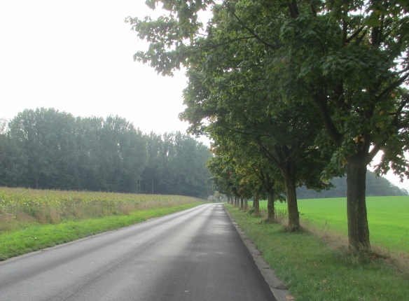 Deserted Belgian roads Brabant Wallon
