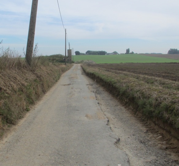 Tracks near Lillois Belgium