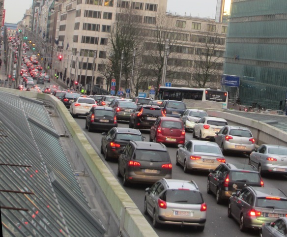 Rue de la Loi congestion Brussels