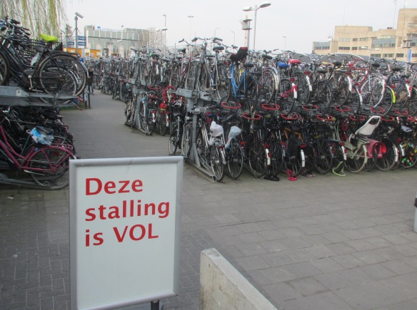 This parking is full Cycle Parking Utrecht