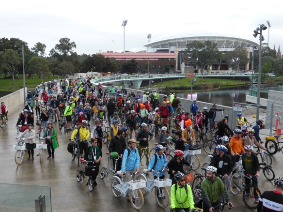 Adelaide's cycling bridge Velo-city 2014