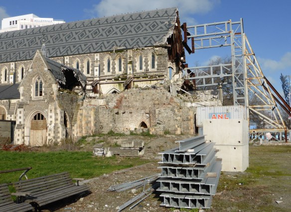 Cathedral earthquake damage Christchurch New Zealand
