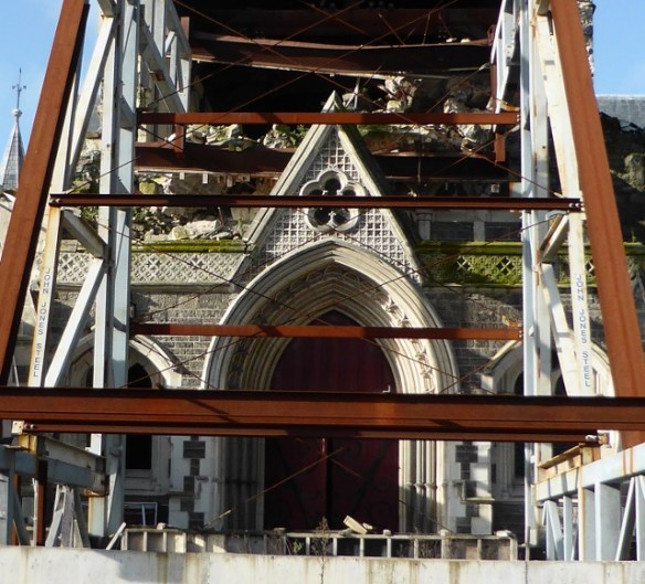 Cathedral Entrance earthquake damage Christchurch