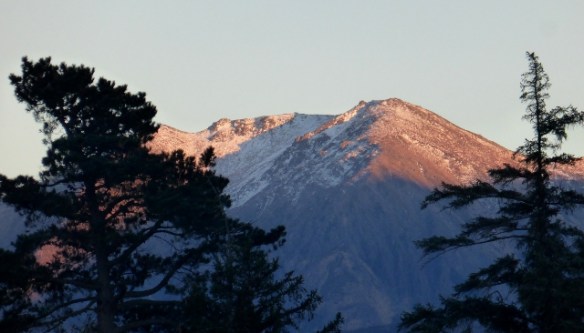 Mountain sunrise Hanmer Springs