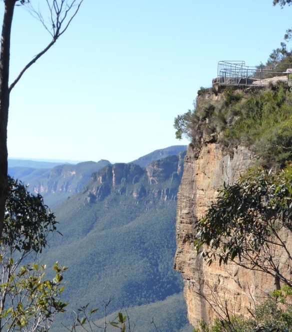 Viewing point at Blue Mountains
