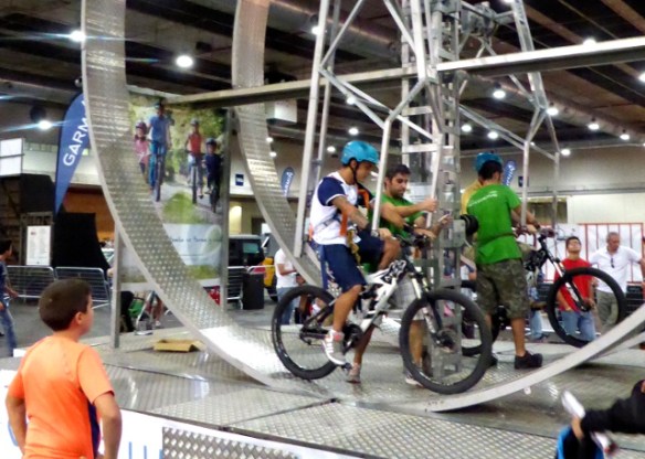 Bike wheel at Unibike Madrid