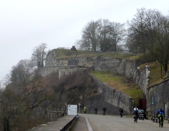 Climbing the Citadelle at Namur