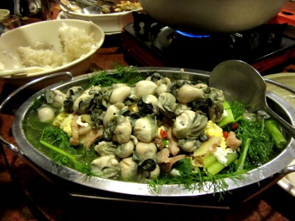 Taiwanese oysters with fennel