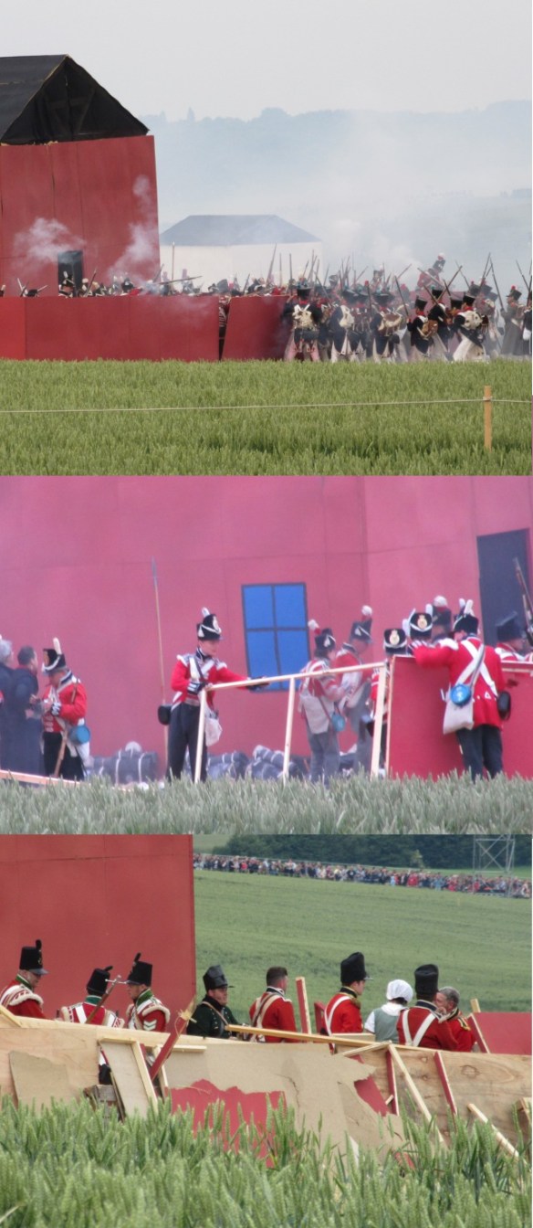 Waterloo 2015 Hougoumont farm reconstruction