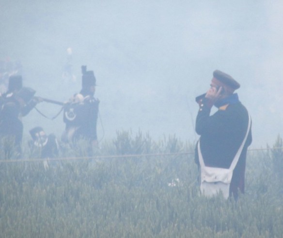 Waterloo 2015 steward on phone