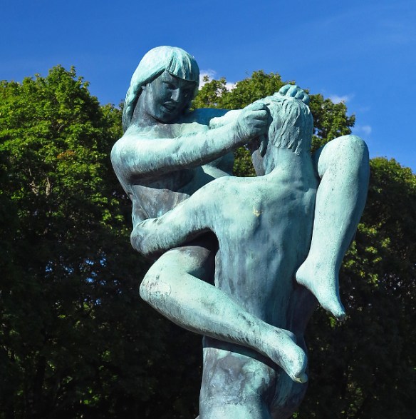 Bronze dancers by Gustav Vigeland Oslo Norway Photo by Morten Kerr